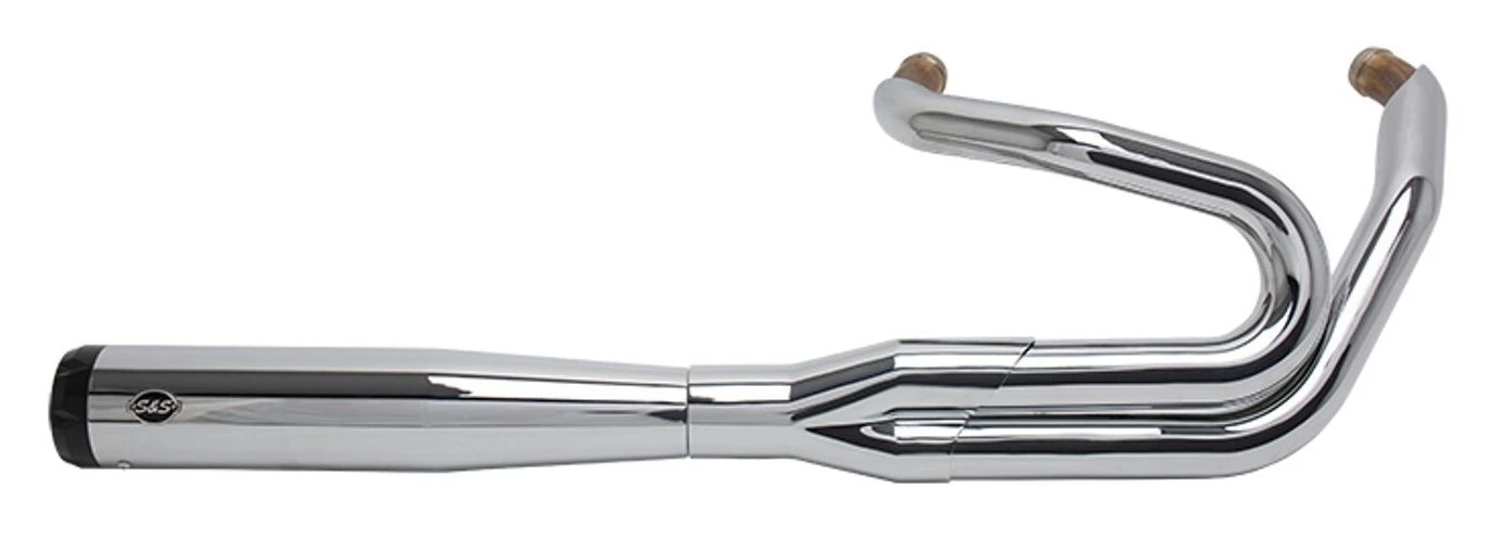 S&S 50-State Superstreet 2-Into-1 Exhaust System For Harley - Image 2