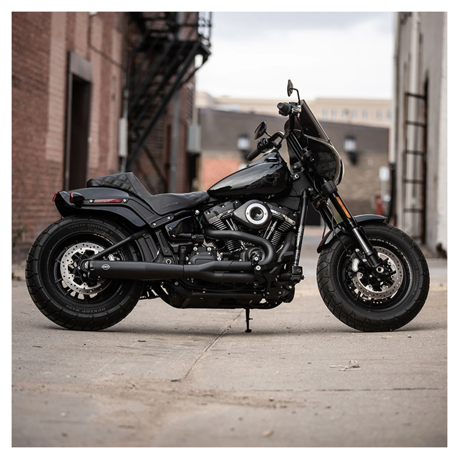 S&S Superstreet 2-Into-1 Exhaust System For Harley - Image 5