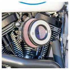 S&S Brushed Ring Air Stinger Air Cleaner Kit For Harley
