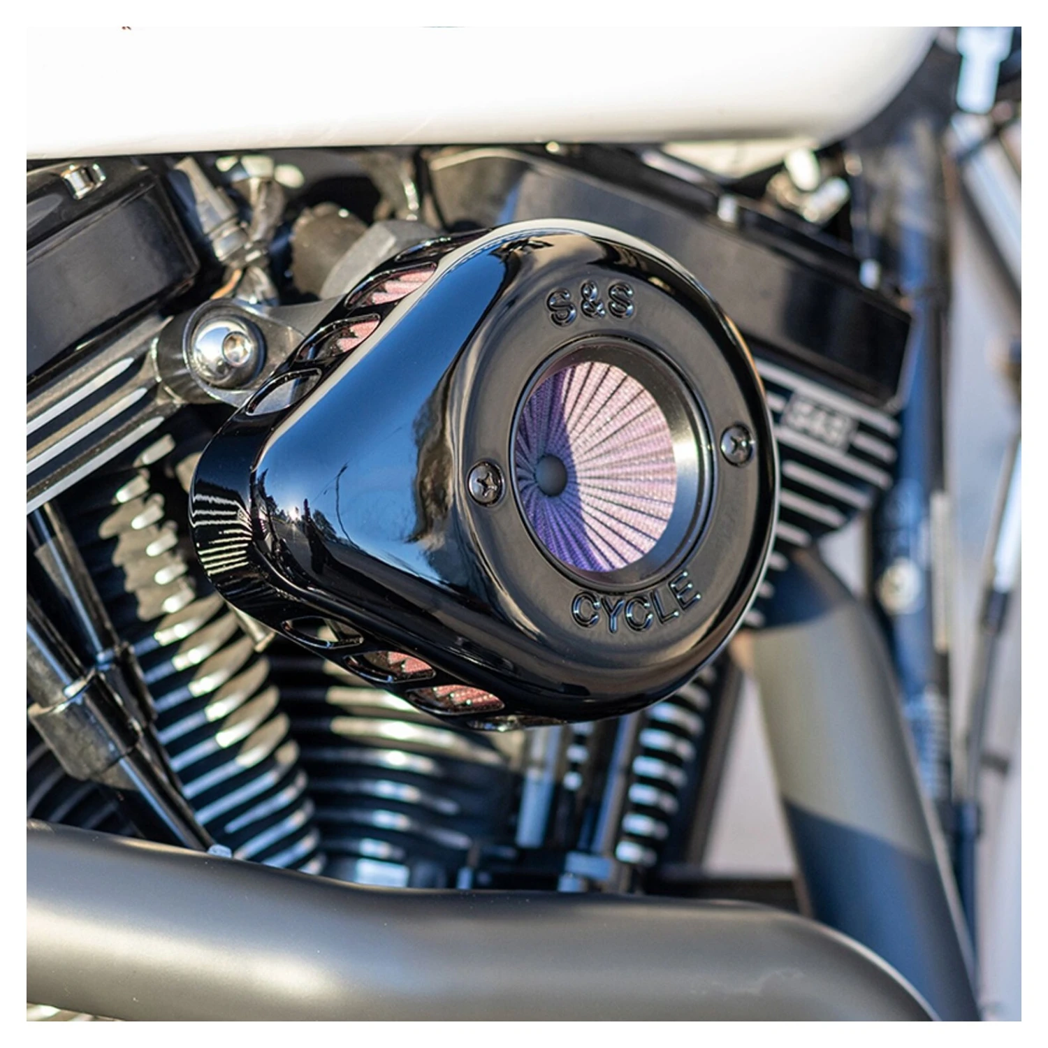S&S Teardrop Air Stinger Air Cleaner Kit For Harley