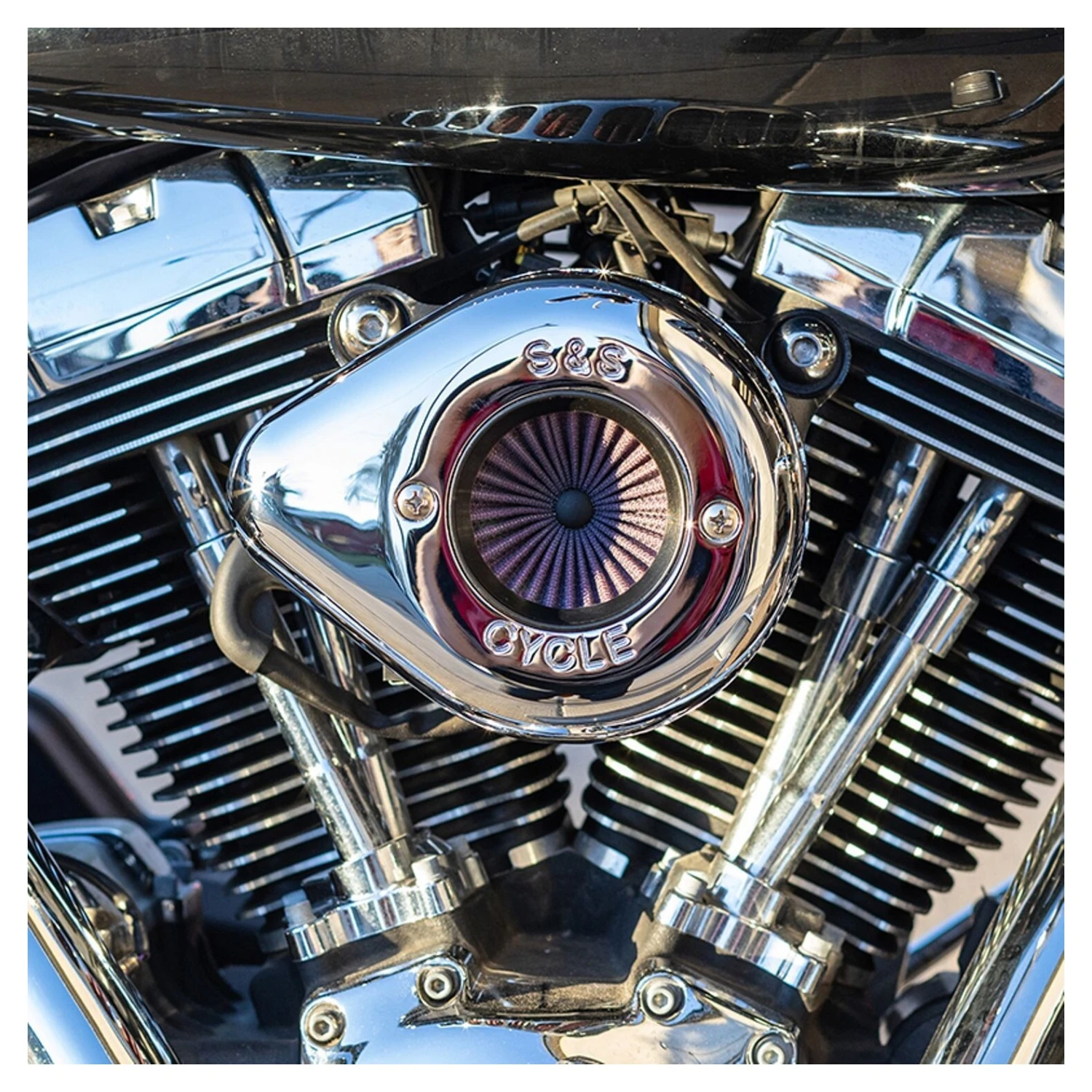 S&S Teardrop Air Stinger Air Cleaner Kit For Harley - Image 2