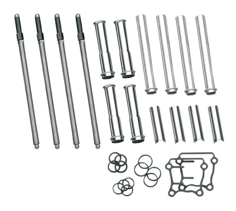 S&S Complete Pushrod And Tube Kit For Harley Twin Cam 1999-2017 Adjustable [Open Box]