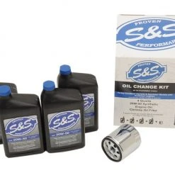 S&S Cycle Synthetic Oil Change Kit For Harley