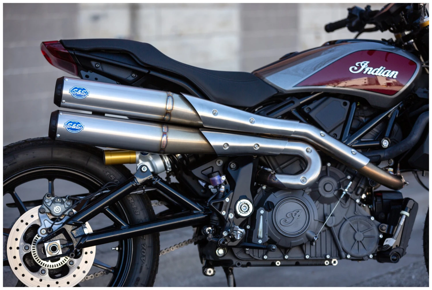 S&S Grand National Exhaust System For Indian FTR 2019-2022