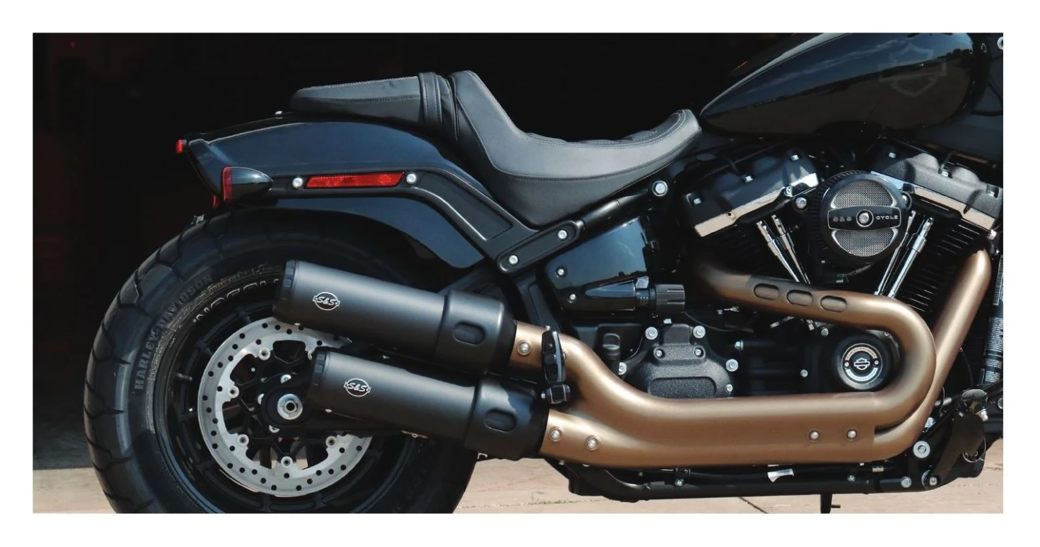S&S Grand National Slip-On Muffler For Harley - Image 9