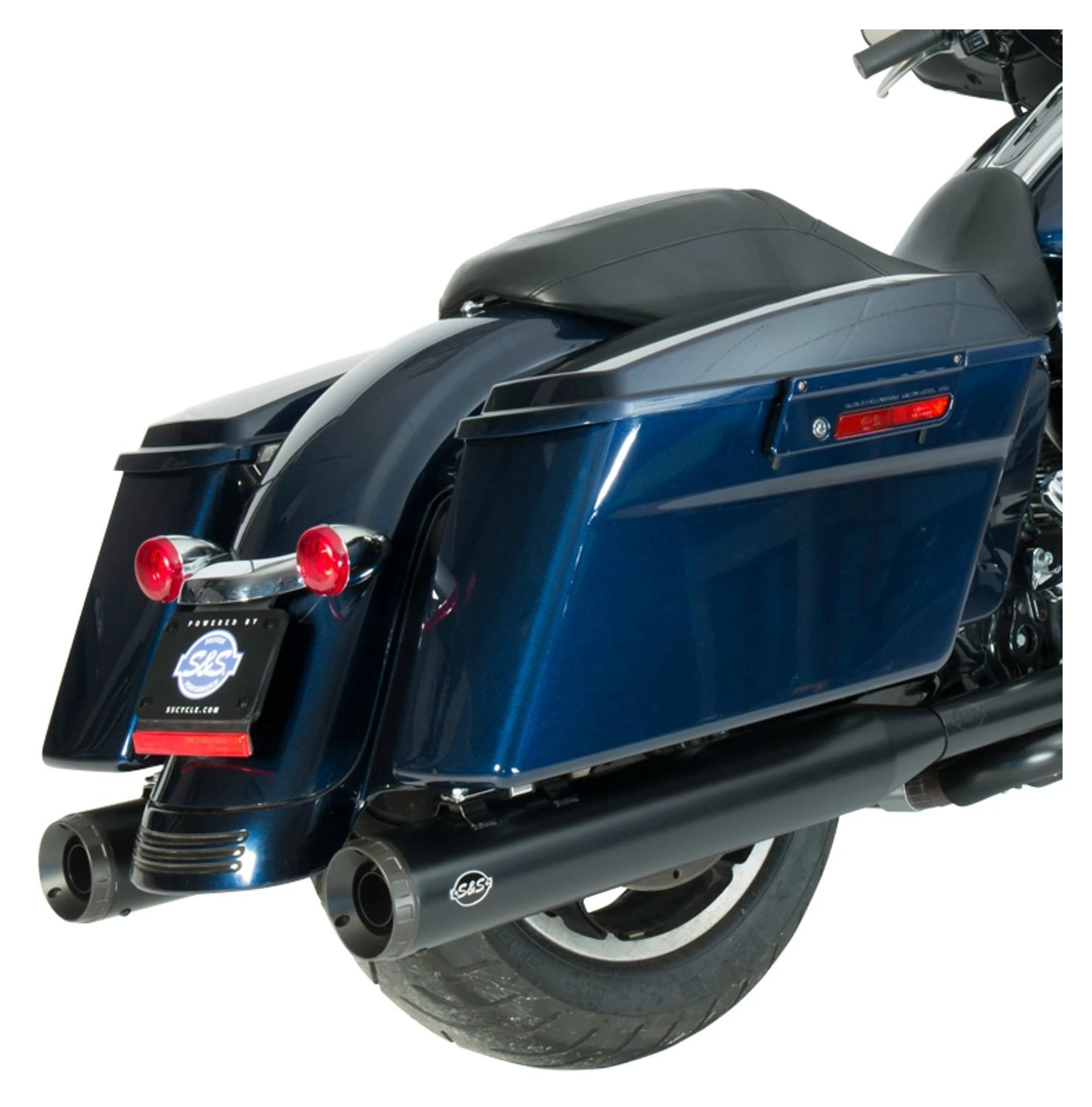 S&S Grand National Slip-On Race Mufflers For Harley - Image 5