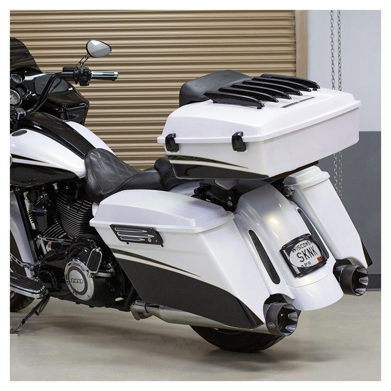 S&S Sidewinder Shadow Pipe For Harley Touring - Image 6