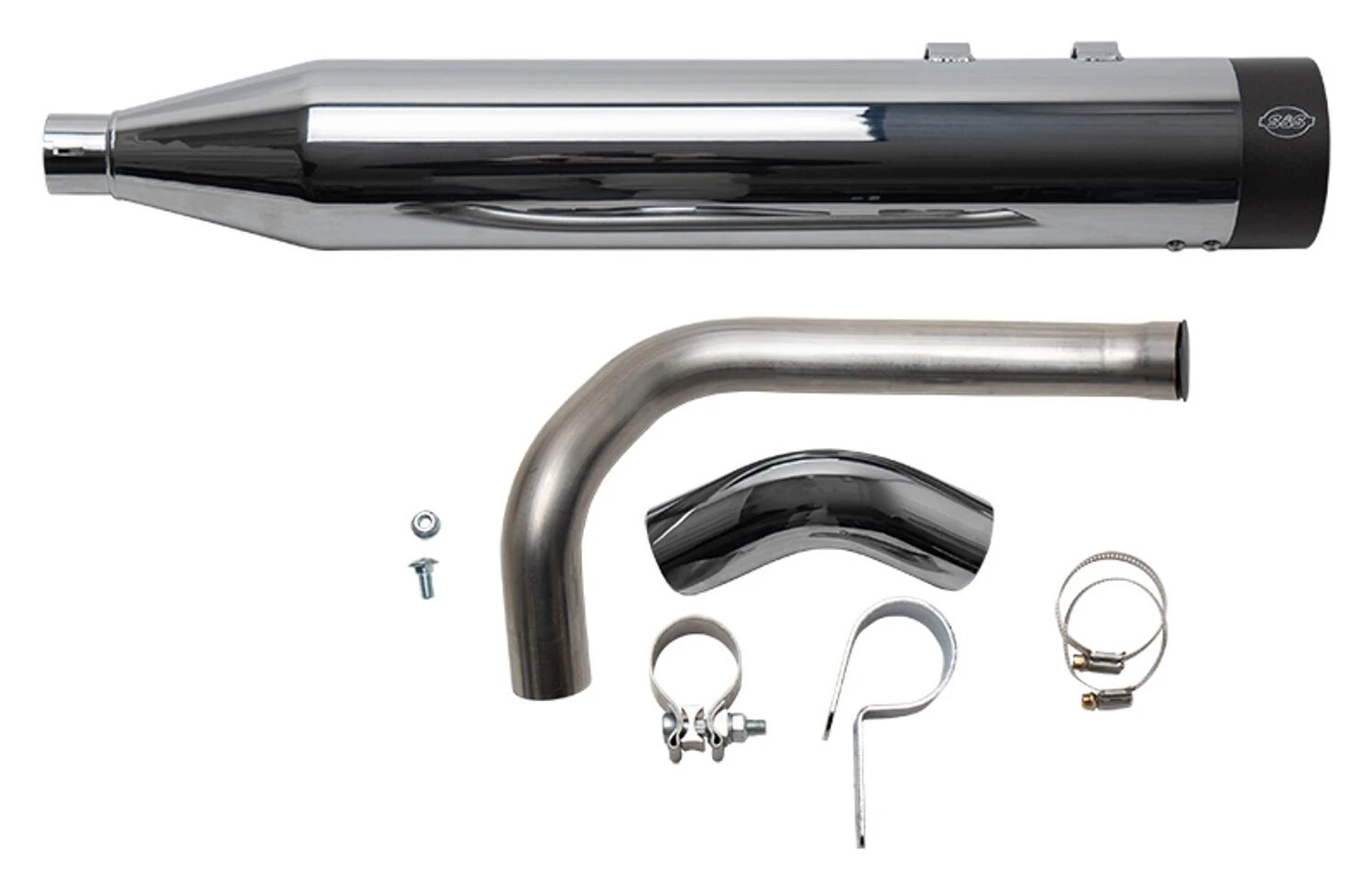 S&S Sidewinder Shadow Pipe For Harley Touring - Image 2