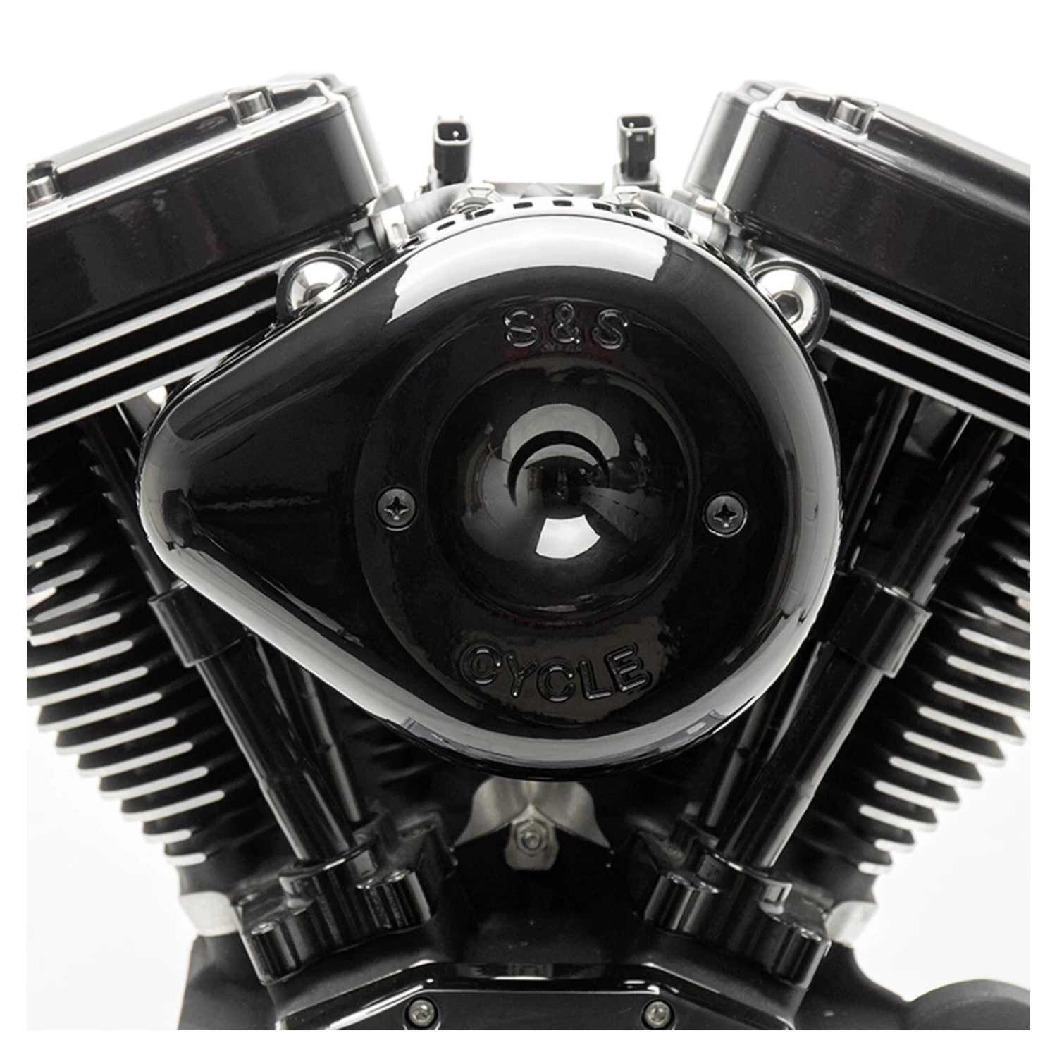 S&S Stealth Slasher Teardrop Air Cleaner Cover - Image 5