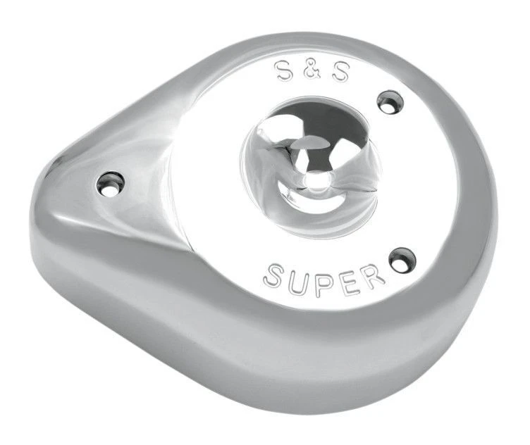 S&S Teardrop Air Cleaner Kit For Super E&G Carburetors - Harley Big Twin Evo 1993-1999 / Evo Sportster 1991-2003 [Open Box]